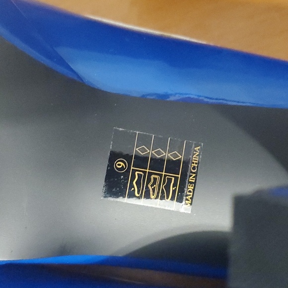 π«SOLDπ« Funtasma Sailor shoes, sz 9 β€οΈ Patriotic Blue color with red anchors - Picture 4 of 13